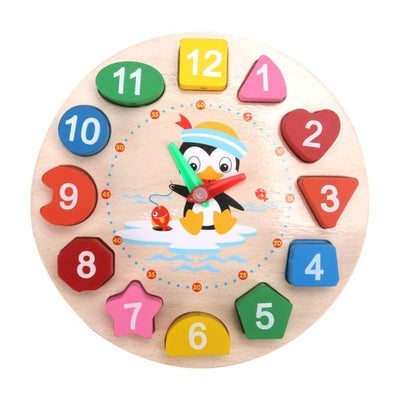 Reloj pingüino Montessori