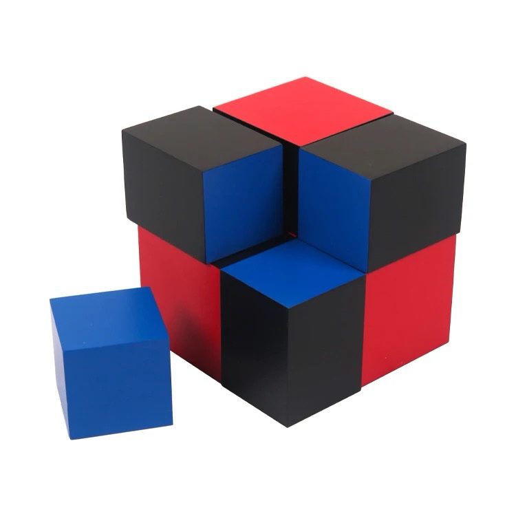 Montessori Binomial Cube - Sensorial Material