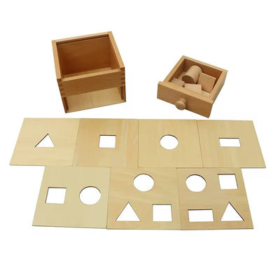 Buzón Montessori con clasificación de formas - Material para niños pequeños para la motricidad fina y la permanencia del objeto