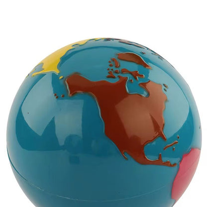 Montessori-Style Globe - Educational Globe for Early Geography