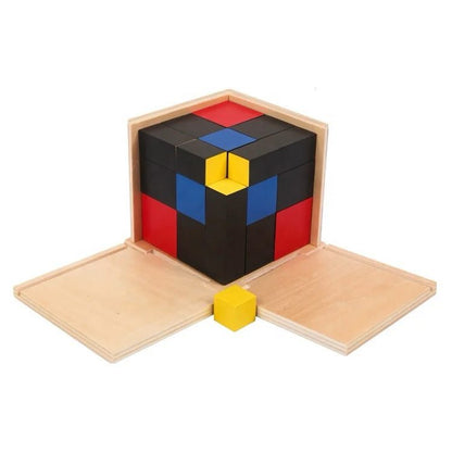 Montessori Trinomial Cube - Sensorial Material
