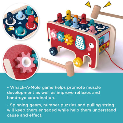 Montessori Wooden Whack-A-Mole