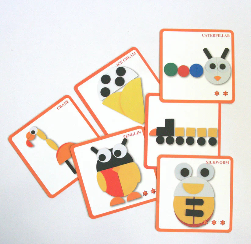 Fidtoy Puzzle géométrique Montessori
