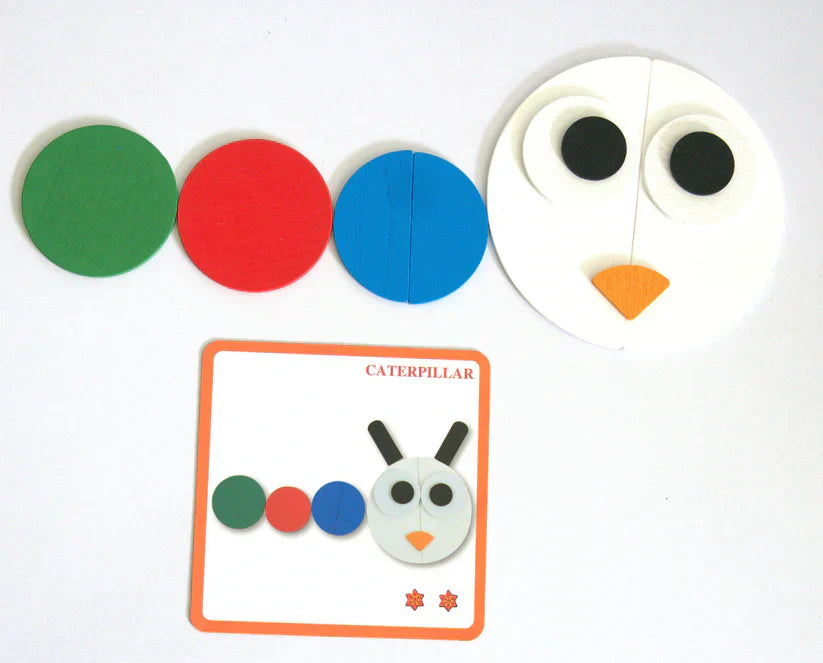 Fidtoy Puzzle géométrique Montessori