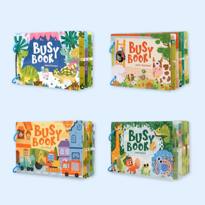 Fidtoy Montessori Busy Book for Toddlers Interactive Learning Alphabet