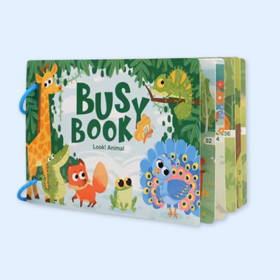 Fidtoy Montessori Busy Book for Toddlers Interactive Learning Alphabet