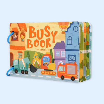 Fidtoy Montessori Busy Book for Toddlers Interactive Learning Alphabet