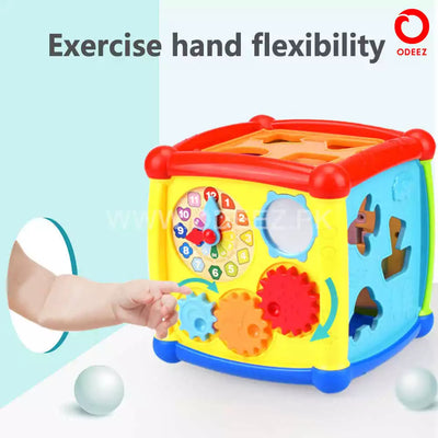 Huanger Multiple Activity Sorting Cube with Piano - 520