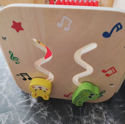 Fidtoy Wooden Educational Activity Cube Box Montessori inspired Toy