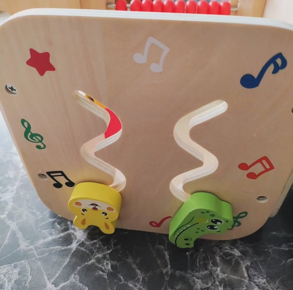 Wooden Educational Activity Cube Box Montessori inspired Toy