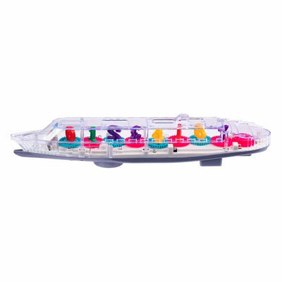 Barco de vapor con luz y sonido Number Gear para niños - 868