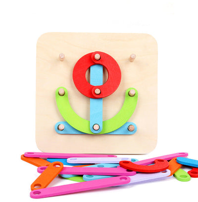 Fidtoy Chiffres et Lettres Puzzle en Bois