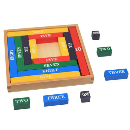 Wooden Numerical Rods-Best montessori toys