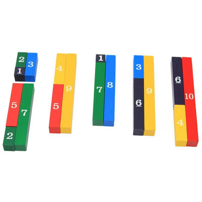 Varillas numéricas de madera: los mejores juguetes Montessori