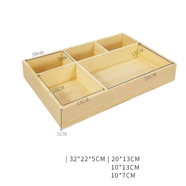 Wooden Craft Material Mandala Loose Parts TRAY