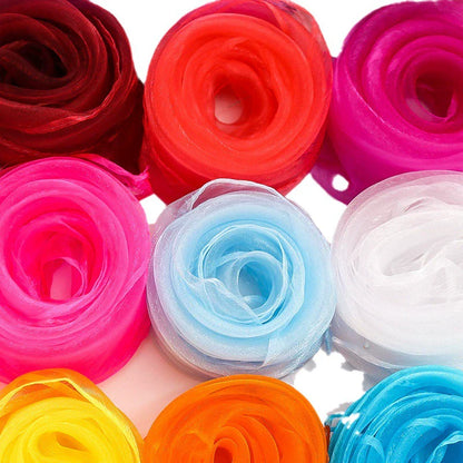 Mesh Play Scarves Imaginative Play Toy Fabrics 60cm x 60cm