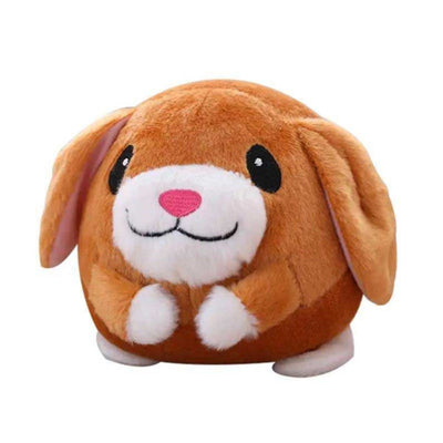 Fidtoy Jouet en peluche interactif pour bébés et animaux de compagnie | Jouet sonore rebondissant pour jouer à la maison