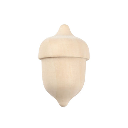 Wooden Craft DIY Christmas Natural Tree Acorn Loose Parts Kids Toy