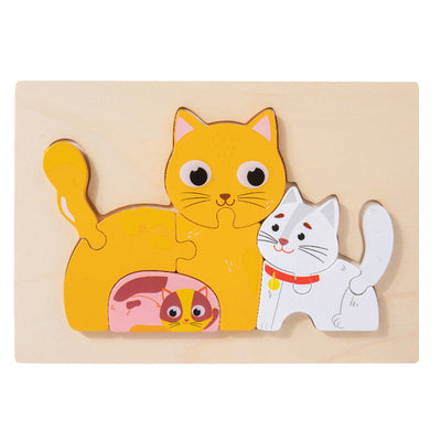 Montessori Animal Family Puzzle