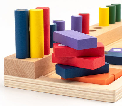 Montessori Sequence Sorter Memory Colour Sorting Board