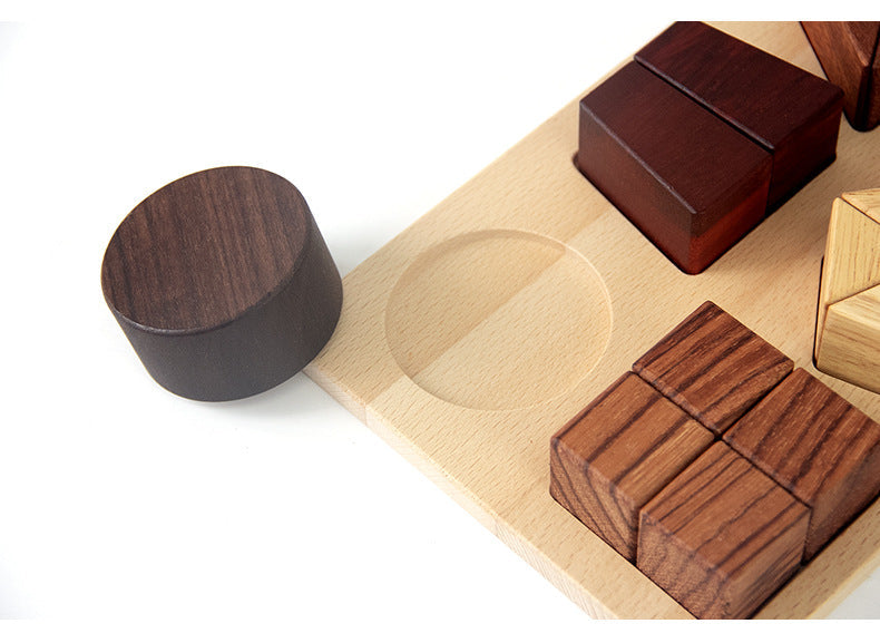 Premium Natural Wood Educational Toy Set