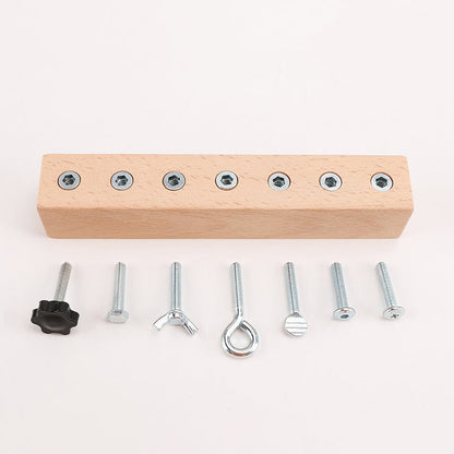 Montessori Screwdriver Board With Tools Bolts and nuts