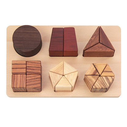 Premium Natural Wood Educational Toy Set