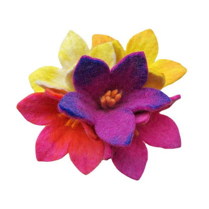 Montessori Felt Flowers Bouquet Toddler Sensory Play Toy