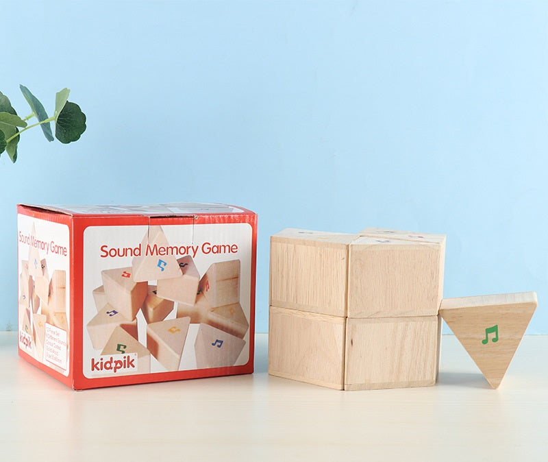 Wooden Sensory Sound Matching Pairing Sorting Sensory Toy