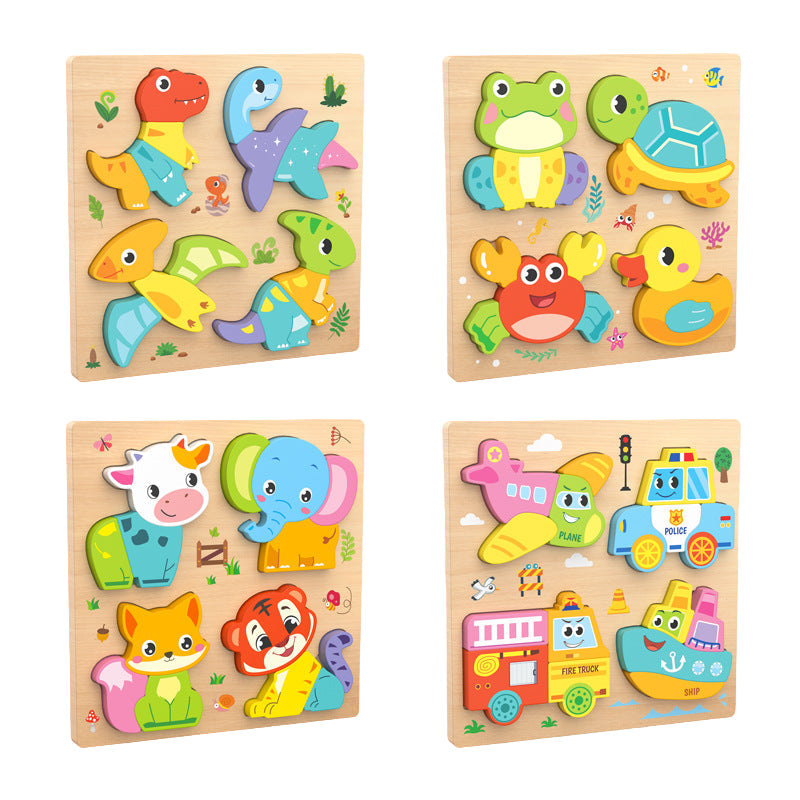Montessori Wooden Chunky Puzzle