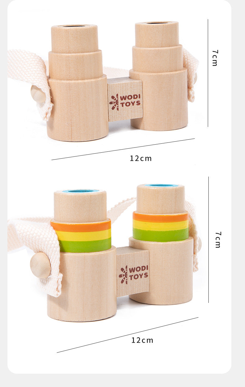 Wooden Childrens Binoculars Toy