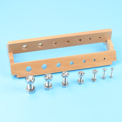 Montessori Screw Nuts and Bolts Board Style B
