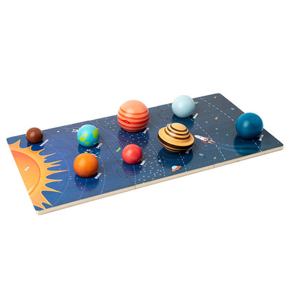Jumbo Solar system model puzzle with Planets Board