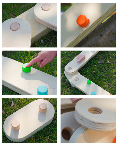Kids Balance Beam Wooden obstacle Course Stepping Stone Toy