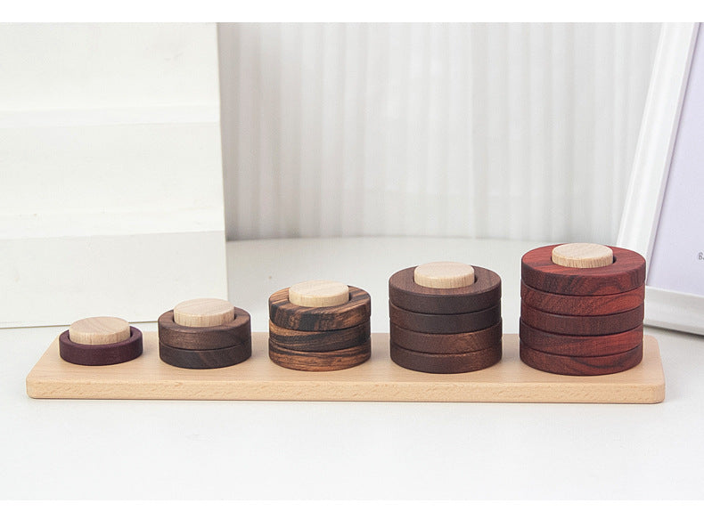 Premium Natural Wood Educational Toy Set