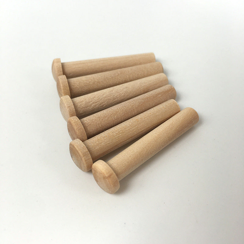 Set of 10 Wooden Nails Kids Safe Motor Skills Loose Parts