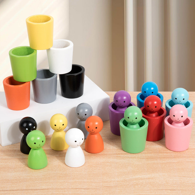Colour Sorter Cups and Dolls Friends