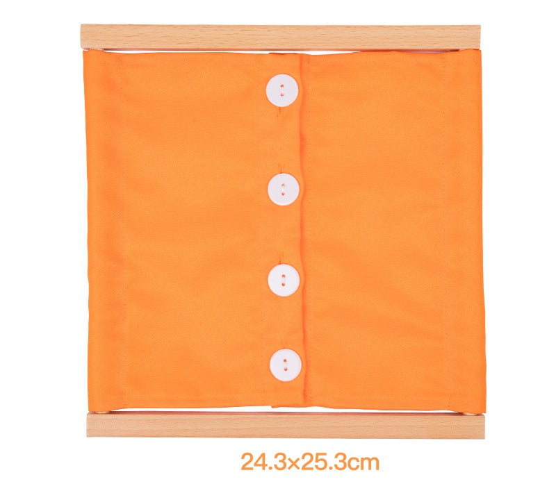 Montessori Dressing Frames A and Storage Box  Set of 6