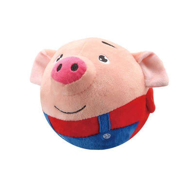 Fidtoy Jouet en peluche interactif pour bébés et animaux de compagnie | Jouet sonore rebondissant pour jouer à la maison