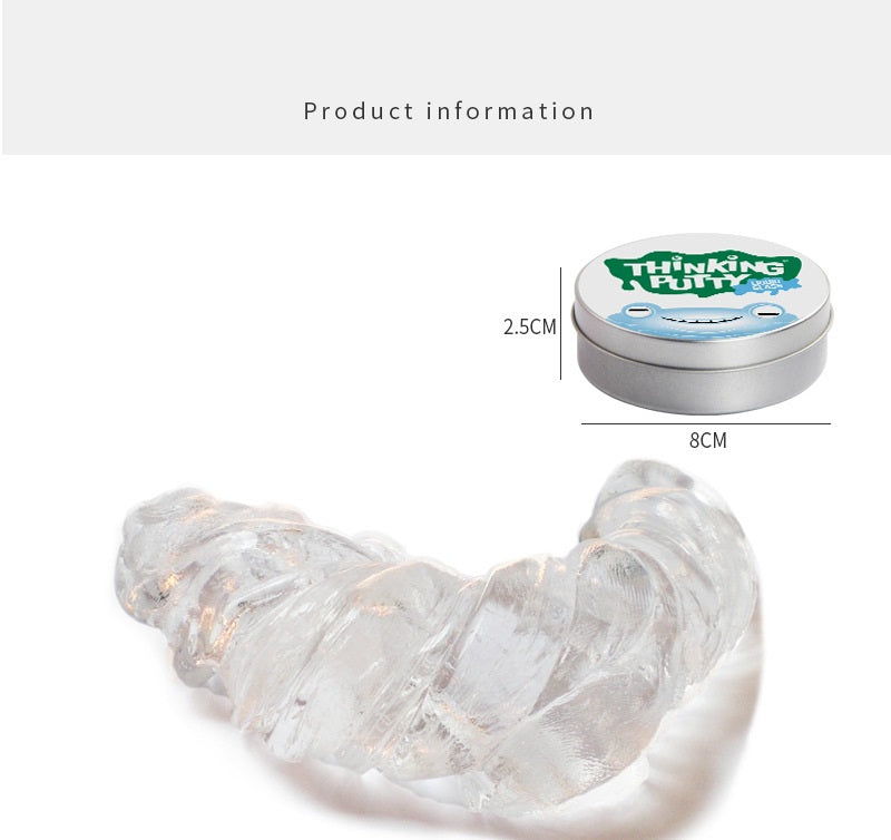 Translucent Thinking Putty Sensory Hand Therapy Hand Slime