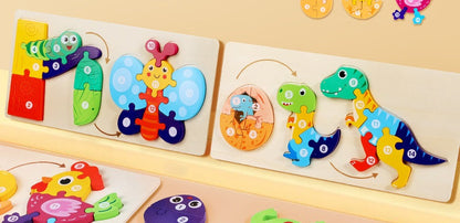 Life Cycle Progression Puzzle Butterfly OR Dinosaur Puzzle