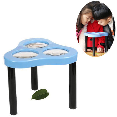 Loupe de table avec support pour enfant – Outil d'observation sensorielle