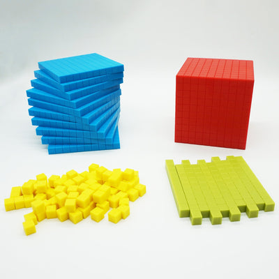 Ensemble de 135 Blocs de Base Dix pour l'Apprentissage des Mathématiques, l'Arithmétique et les Ressources Éducatives