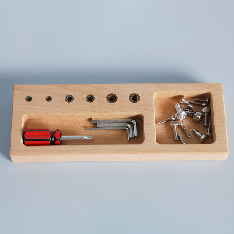 Happy Gumnut Montessori Screw Driver Board Multi Tool Activity Toy