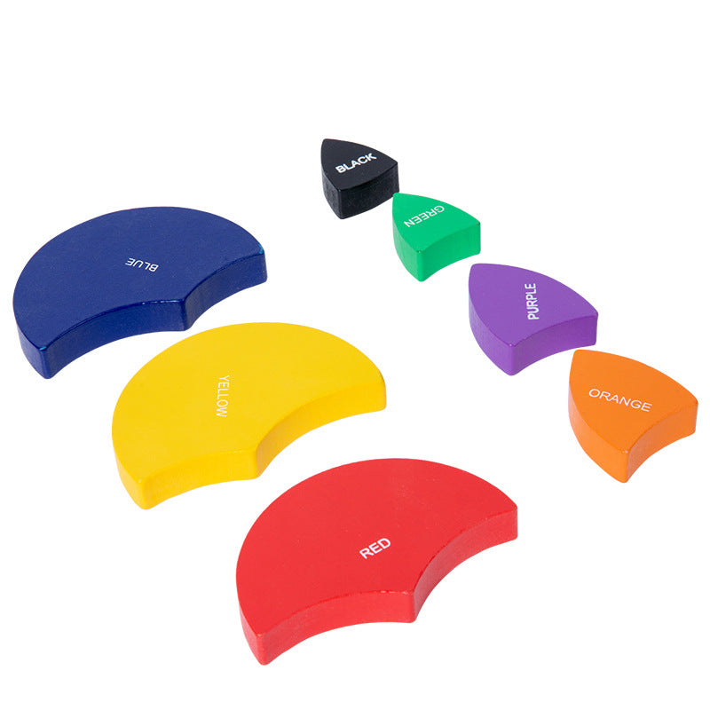 Montessori Primary Colours Wheel Learning Board Puzzle