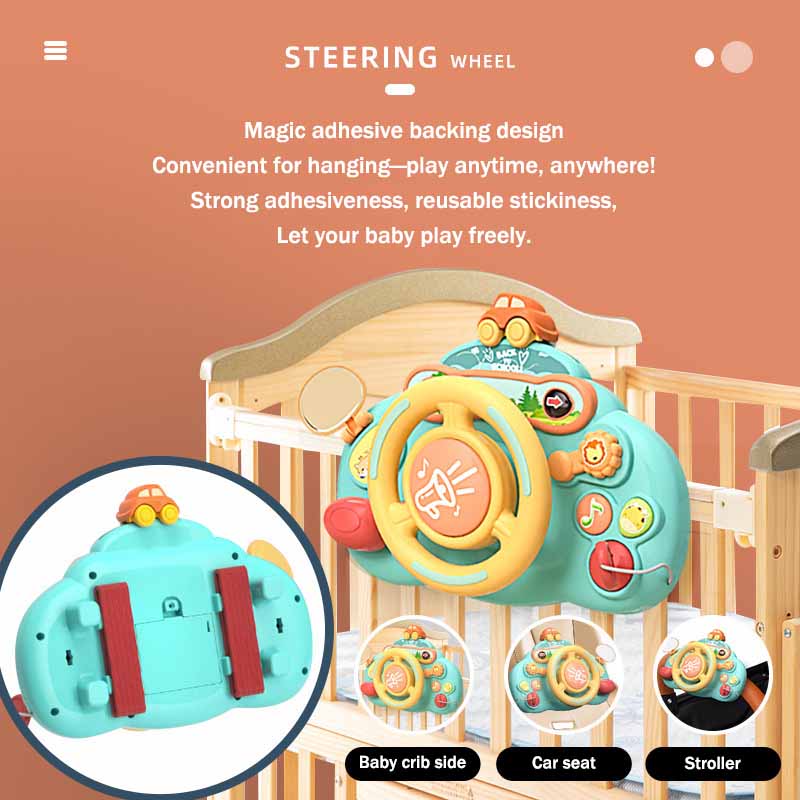 Fidtoy Toddler Steering Wheel Toy – Interactive Driving Play & Early Learning