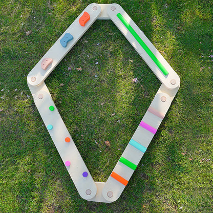 Kids Balance Beam Wooden obstacle Course Stepping Stone Toy