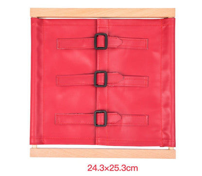 Montessori Dressing Frames A and Storage Box  Set of 6