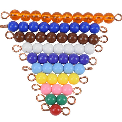 Montessori Beads Bar Set of 1 to 10