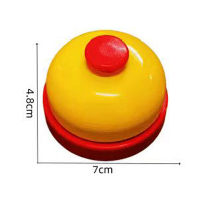 Press Bell Singular Great for Kids Play Or in reception Desk (RED AND BLACK)